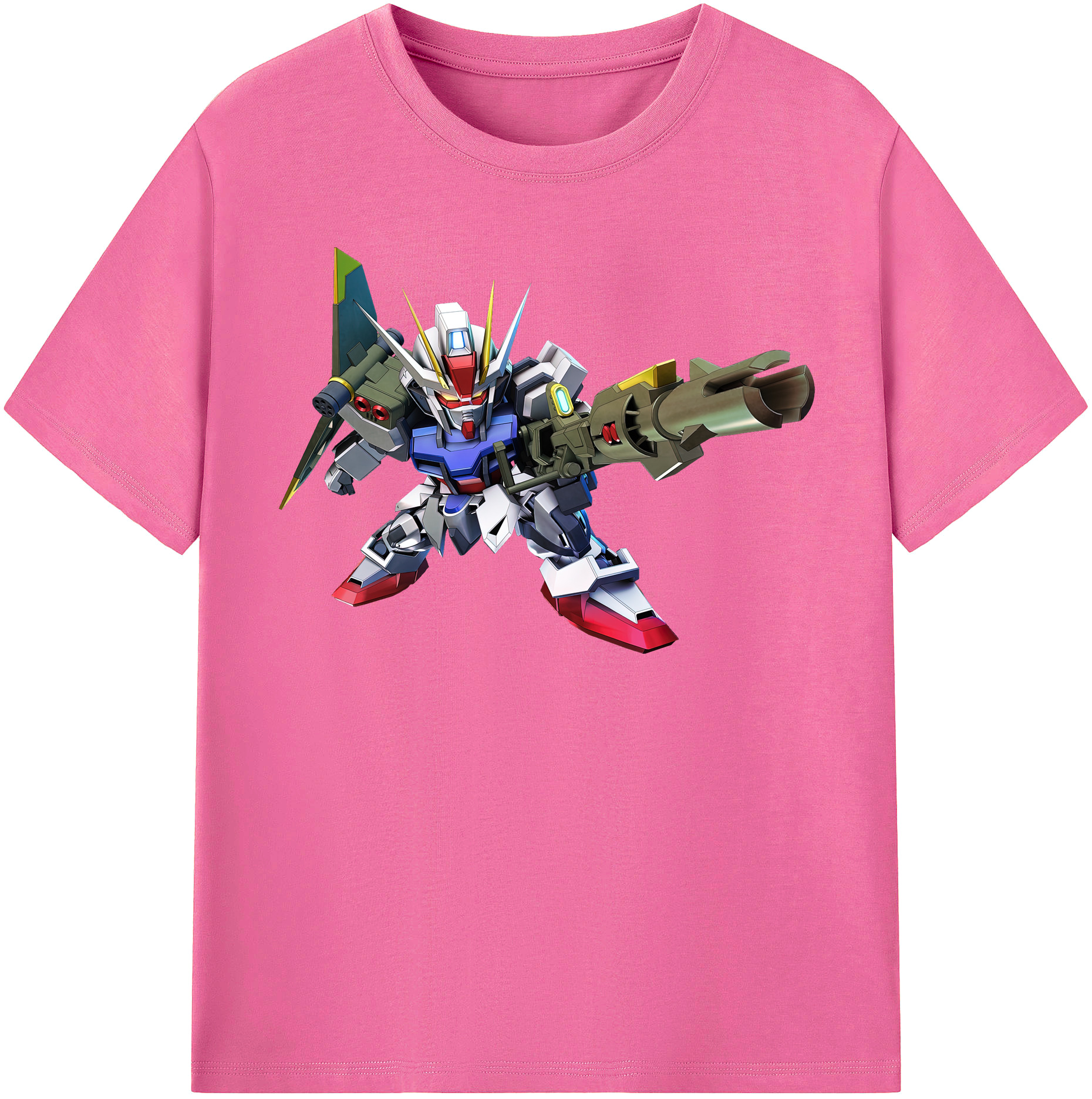 （画像用） 機動戦士ガンダム Mobile Suit Gundam レディースカジュアルプリントTシャツ（綿100％）
